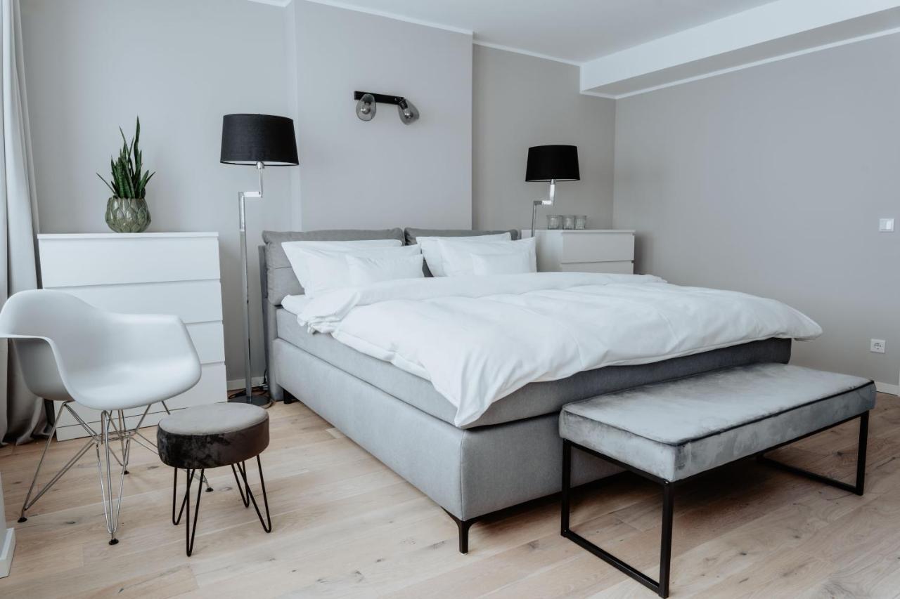 2-Zimmer City Apartment 57M² Mit King Size Bett Und Kueche Münster Kültér fotó