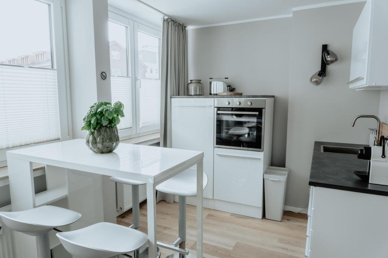 2-Zimmer City Apartment 57M² Mit King Size Bett Und Kueche Münster Kültér fotó